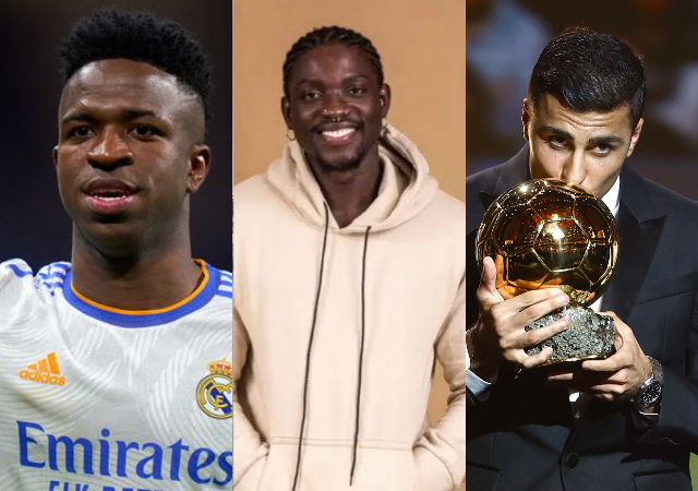 “Vinicius Should Reach Out To VDM”- Reactions As Real Madrid Star Loses Ballon d'Or To Rodri