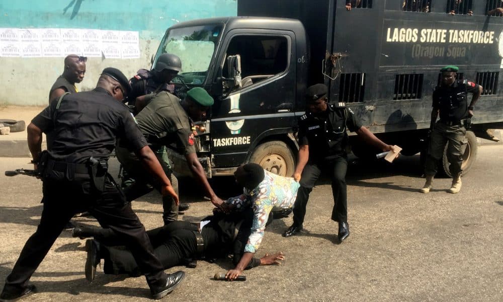 Lagos Task Force Sacks Two Officers For Stealing Phone During Raid